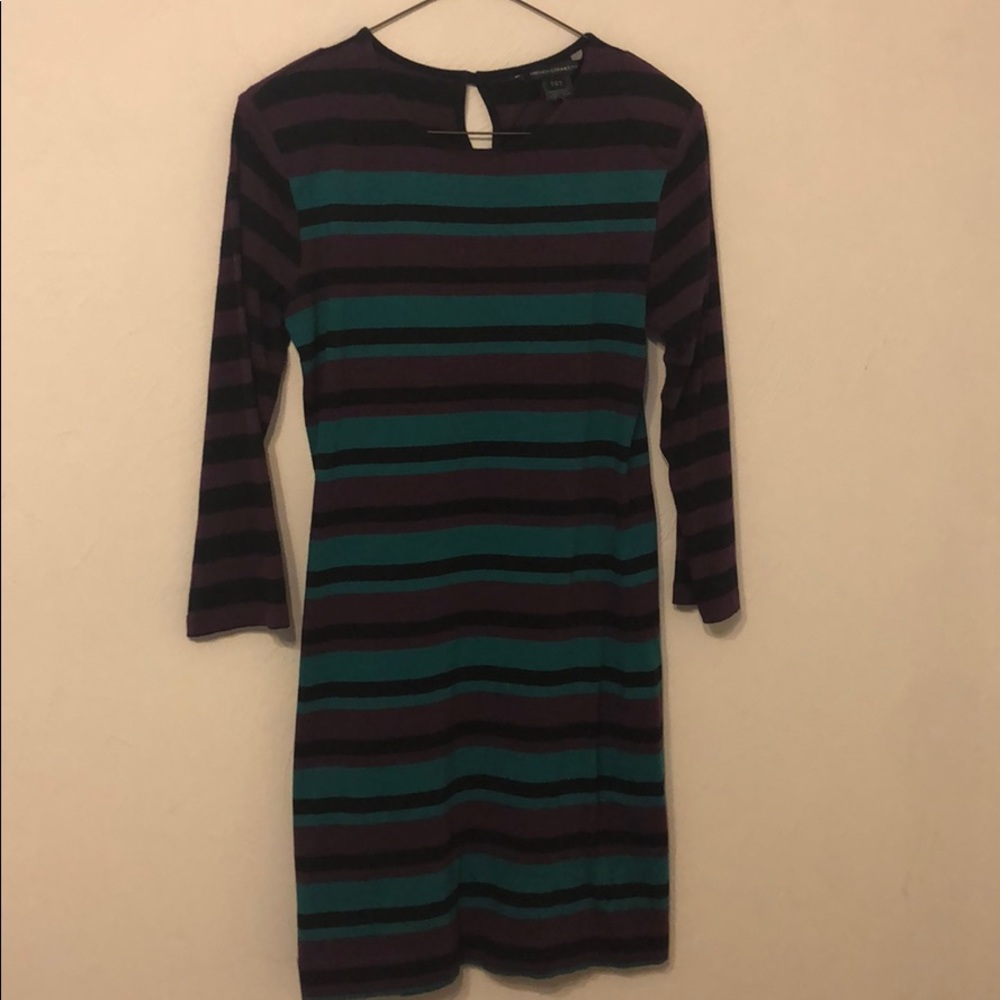 French connection long sleeve stretchy dress